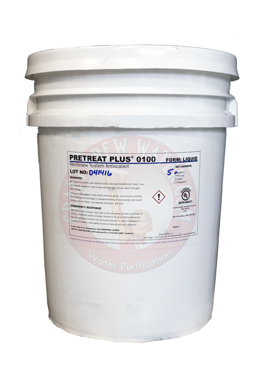 PreTreat Plus 0100 Anti-Scalant 5 Gallon